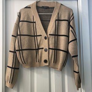 Plaid cardigan